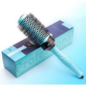 Professional Series Boar Bristle Paddle Hair Brush for Women by SKYPRO | High Boar Bristle Density Anti-Breakage Detangling Brush for Smoothing Color-Treated Hair, Extensions and All Hair Types