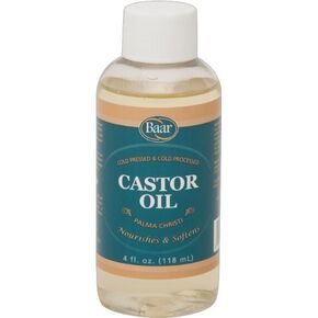 Baar Cold-Pressed, Cold-Processed, Hexane Free Castor Oil, 4 Ounces