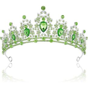 Silver Crown Tiaras for Women Birthday Crown Crystal Crowns for Women Queen Tiara Rhinestone Headband Hair Accessories Gems Princess Decoration for Wedding Prom Halloween Christmas Gifts