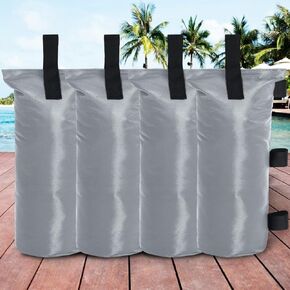 COOSHADE Canopy Tent Sand Bags Gazebo Weights Bags,4 Pack,Black,112LBS