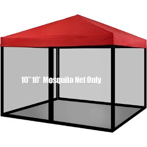Mosquito Net with Zipper for Outdoor Camping Mosquito Net DIY Canopy Screen Wall Outdoor Mosquito Net for 10 x 10 Patio Gazebo and Tent in Kuwait