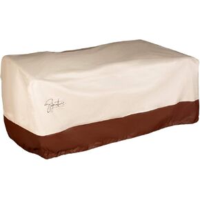Signature Living Patio Furniture Cover, Waterproof Sofa and Love Seat Cover, Heavy Duty, UV-Coated Polyester, Outdoor Furniture Covers for All-Weather Protection Outdoor Seating - Small, 60 inch in Saudi Arabia