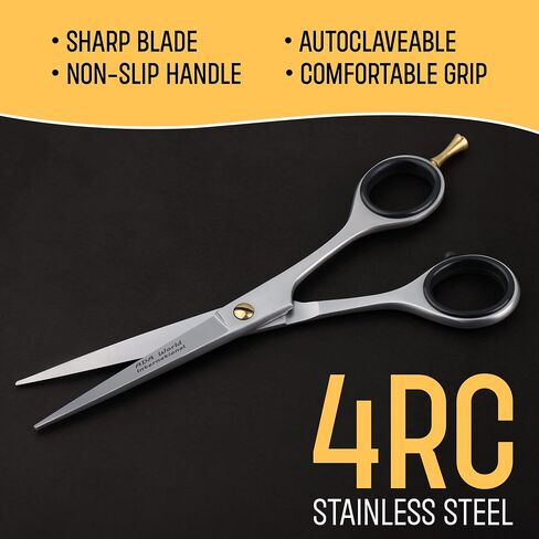 Hairdressing Scissors Hair Cutting Barber Scissors for Professional Hair Cutting Hairdresser Scissors Hair Cutting Stainless Steel Hair Cutting Shears, (ADAWIFL001) in Saudi Arabia