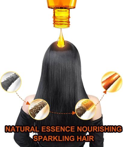 mayace 3 Pcs Anti-frizz Hair Serum, Morocco Silk Bright Hair Care Essential Oil Reduce Dry Hair for Women Men, 3 x 70 ML in Saudi Arabia