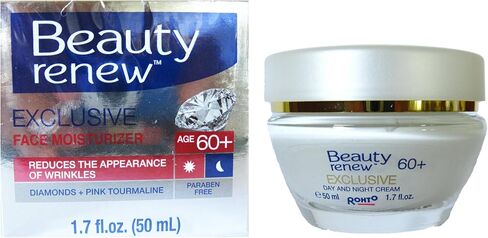 Beauty Renew 60+ Exclusive Day & Night Face Moisturizer Cream Diamond and Pink Tourmaline in Saudi Arabia