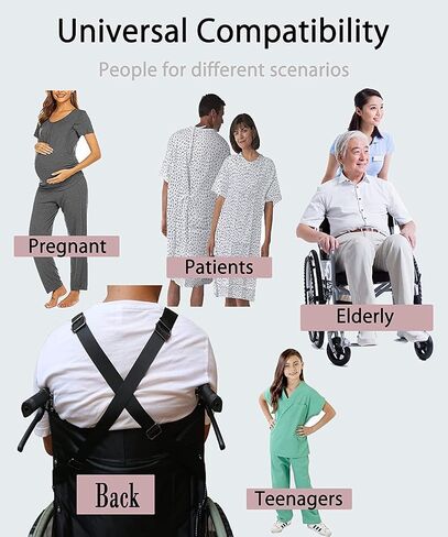Wheelchair Seatbelt Belt Restraints Straps - KELBBO Safety Belt for Elderly Patients Care Safety Harness Chair Waist Lap Strap for Elderly (Vest Design) in Saudi Arabia