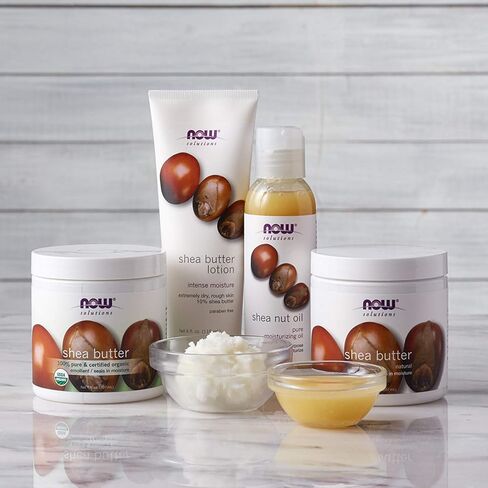 NOW Solutions, Shea Nut Oil, Multi-Purpose Intense Moisturizing Oil for Skin, Scalp and Hair, 4-Ounce in Saudi Arabia