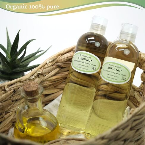 Dr Adorable Organic Kukui Nut Oil Cold Pressed 100% Pure 24 Oz in Saudi Arabia