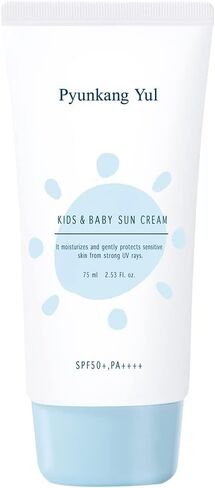 كريم بيونكانج يول للأطفال والرضع للوقاية من الشمس| واقي شمسي واسع الطيف SPF 50| آمن على الشعاب المرجانية، بدون قالب أبيض، خالٍ من العطور، واقي شمسي كوري مهدئ، مرطب للبشرة، حمض الهيالورونيك، مكونات طبيعية 2.53 أونصة سائلة. أوز. in Kuwait