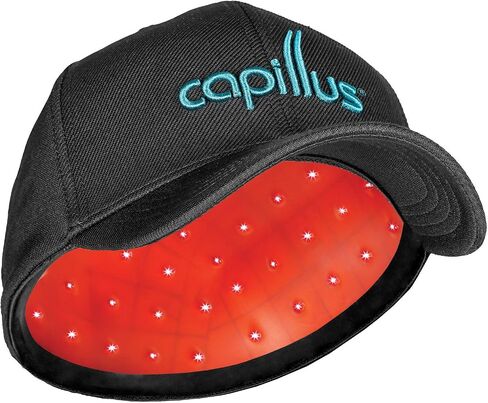CapillusUltra Mobile Laser Therapy Cap for Hair Regrowth - NEW 6 Minute Flexible-Fitting Model - FDA-Cleared for Medical Treatment of Androgenetic Alopecia - Great Coverage in Saudi Arabia