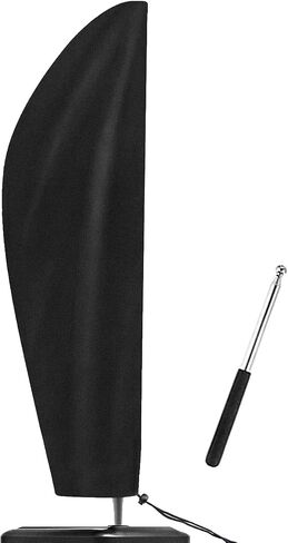 UPODA Patio Umbrella Cover Waterproof Outdoor Anti-UV Umbrella Cover with Zipper (Fit Offset Umbrella 9ft-12ft) in Saudi Arabia