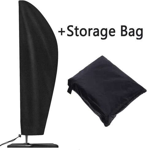 UPODA Patio Umbrella Cover Waterproof Outdoor Anti-UV Umbrella Cover with Zipper (Fit Offset Umbrella 9ft-12ft) in Saudi Arabia