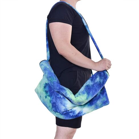 غطاء كرسي الشاطئ، منشفة كرسي حمام السباحة كرسي الاستلقاء الشمسي مع جيوب تخزين جانبية (أزرق) in Kuwait