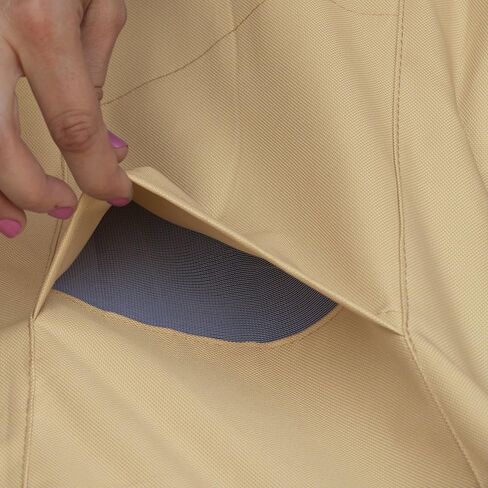 إكسسوارات كلاسيكية فيراندا مقاومة للماء مقاس 21 بوصة غطاء طاولة مربعة الشكل عثماني/جانبي، غطاء طاولة خارجي in Kuwait