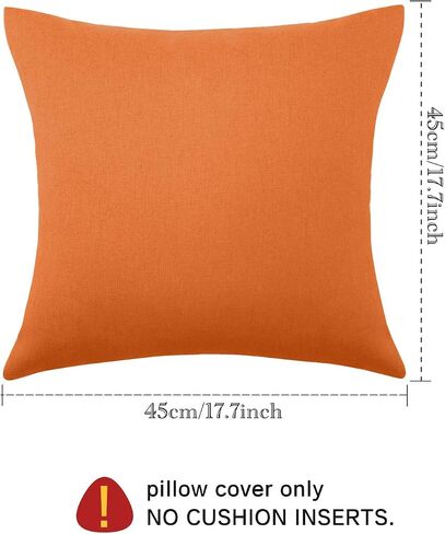 4 Pack Decorative Outdoor Waterproof Throw Pillow Covers, Square Patio Balcony Garden Waterproof Cushion Case, PU Coating Pillow Shell for Couch, Bed, Patio, Sofa, Tent,18 x 18 Inch (Black) in Kuwait