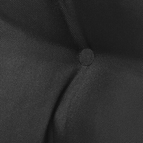 وسائد مقعد الفناء المربعة المقاومة للماء من إكسسوارات كلاسيكية، مقاس 19 × 19 × 5 بوصة، عبوتان، باللون الأسود، وسائد مقعد للاستخدام الخارجي in Kuwait