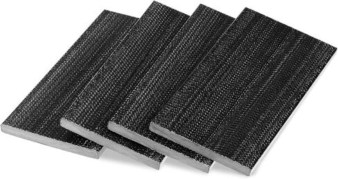 Patio Chair Spring Plates Swivel Rocker Chair Fiberglass Spring Plates Patio Rocking Chair Spring Plate Replacement Parts for Universal Outdoor Patio Furniture, 5 x 2.5 x 0.25 Inch (Black) in Saudi Arabia