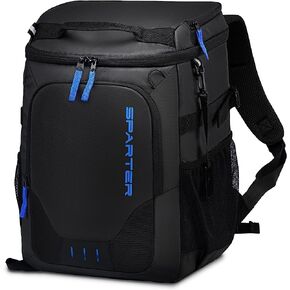 SPARTER Backpack Cooler Insulated 33/49 Can Leakproof Waterproof Bag Beach | 20H Double Compartments Multi Pockets Bottle Opener Water Resistant Lightweight Padded Strap Picnic Hiking Camping Men Women in Saudi Arabia