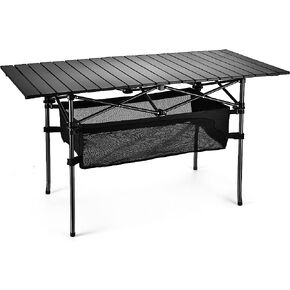 Sanny Lightweight Square Folding Portable Picnic Camping Table, Aluminum Roll-up Table with Easy Carrying Bag for Indoor,Outdoor,Camping, Beach,Backyard, BBQ, Party, Patio, Picnic