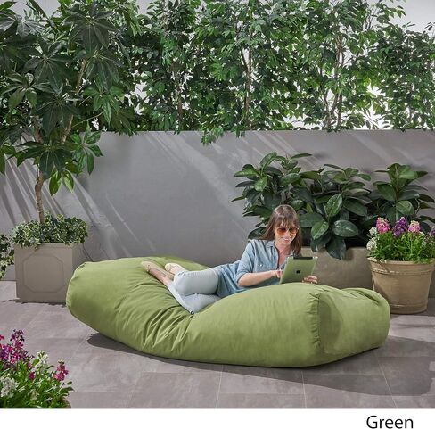 Christopher Knight Home 6 Foot Bean Bag, Blue in Saudi Arabia