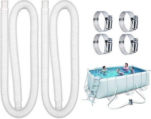Pool Filter Replacement Hose,Replacement Hose for Above Ground Pools 1.25"Diameter,59"Long Filter Pump Hose,Compatible with Pump Model 607, 637、330 GPH, 530 GPH, and 1000 GPH. in Saudi Arabia