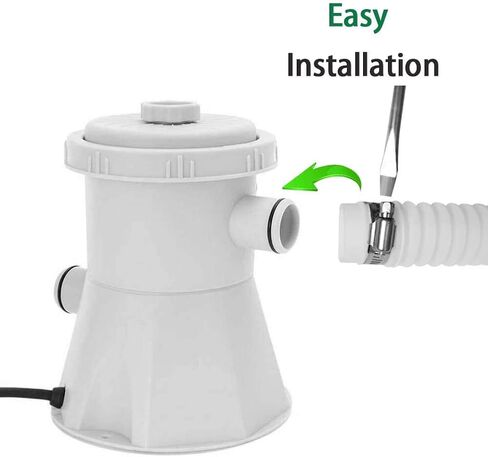 Pool Filter Replacement Hose,Replacement Hose for Above Ground Pools 1.25"Diameter,59"Long Filter Pump Hose,Compatible with Pump Model 607, 637、330 GPH, 530 GPH, and 1000 GPH. in Saudi Arabia