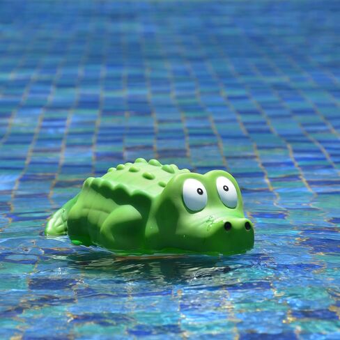 XY-WQ Chlorine Floater, Floating Pool Chlorine Dispenser (Alligator), Fits 1 and 3 Inch Tablets for Large and Small Pools, Hot Tub, Spa in Kuwait