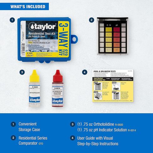 Taylor K-1000 Basic Residential Pool & Spa Test Kit in Saudi Arabia
