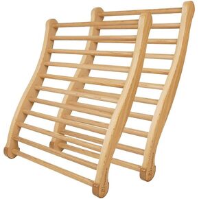 Canadian Red Cedar Sauna Backrest - Slip-Resistant, Non-Toxic, Comfortable S-Shape Design - Sauna Chair with Back, Sauna Accessories for Any Barrel or Infrared Sauna (Pack of 1) in Saudi Arabia
