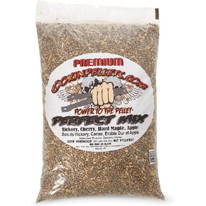 CookinPellets 40-Pound Premium Genuine Hickory Hardwood Grill Smoker Wood Pellets, No Bark, Fillers, and Flavor Oils, for Meat and Veggies (2 Pack)