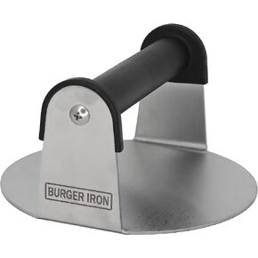 مكبس برجر برجر ايرون Burger Smasher بحجم مقلاة مصنوع من الستانلس ستيل للحصول على أفضل قشور وحرق in Kuwait