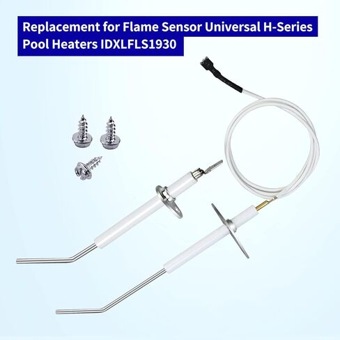 Vsttar IDXLFLS1930 Flame Sensor Replacement Kit, Fit for Hayward Universal H-Series Induced Draft and Gas Heater, Pool Heaters, Fits Model: H250IDL H300IDL H400IDL H150FD H200FD H250FD H300FD H350FD in Kuwait