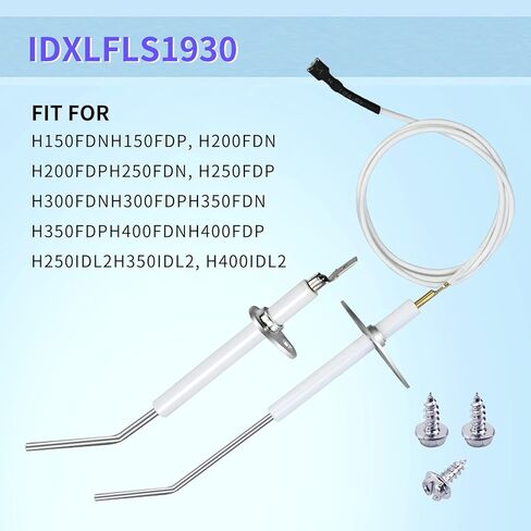 Vsttar IDXLFLS1930 Flame Sensor Replacement Kit, Fit for Hayward Universal H-Series Induced Draft and Gas Heater, Pool Heaters, Fits Model: H250IDL H300IDL H400IDL H150FD H200FD H250FD H300FD H350FD in Kuwait