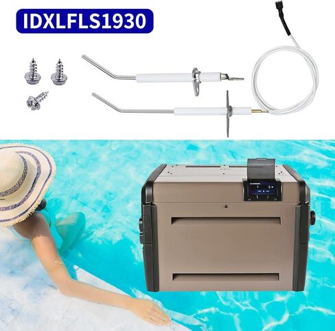 Vsttar IDXLFLS1930 Flame Sensor Replacement Kit, Fit for Hayward Universal H-Series Induced Draft and Gas Heater, Pool Heaters, Fits Model: H250IDL H300IDL H400IDL H150FD H200FD H250FD H300FD H350FD in Kuwait