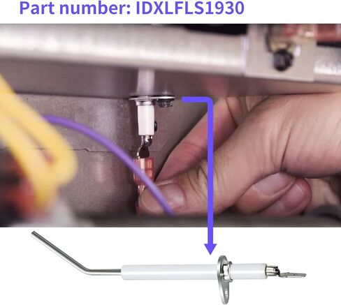 Vsttar IDXLFLS1930 Flame Sensor Replacement Kit, Fit for Hayward Universal H-Series Induced Draft and Gas Heater, Pool Heaters, Fits Model: H250IDL H300IDL H400IDL H150FD H200FD H250FD H300FD H350FD in Kuwait