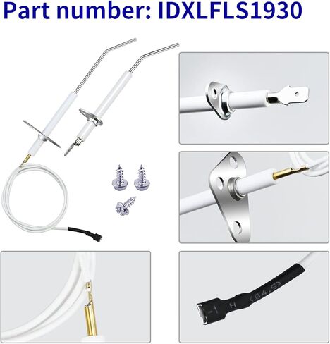 Vsttar IDXLFLS1930 Flame Sensor Replacement Kit, Fit for Hayward Universal H-Series Induced Draft and Gas Heater, Pool Heaters, Fits Model: H250IDL H300IDL H400IDL H150FD H200FD H250FD H300FD H350FD in Kuwait