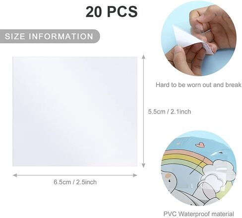 GWHOLE 20 Pack of Repair Patches Kit for Inflatable Pools, Inflatable Toys, Air Beds in Saudi Arabia