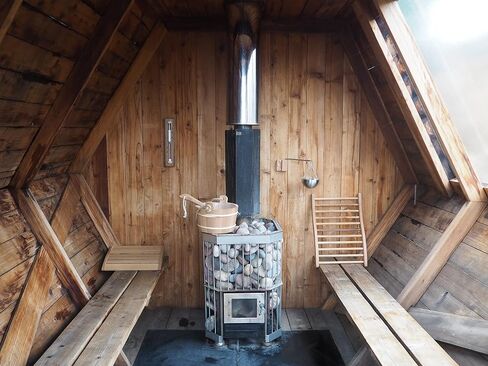 HSE Cedar Sauna Bucket & Ladle (4L, Red Cedar) in Saudi Arabia