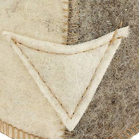 Sauna hat Russian Viking Bath Hat vaporarium Sauna hat for Man Wool hut 100% Russian banya Hats for Sauna Bath Cap for Men Bath Sauna accesories Outdoor Parilka White Russian House Ukraine Vyshyvanka in Saudi Arabia