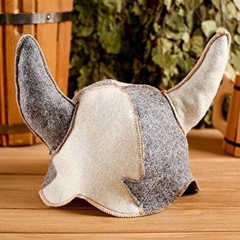 Sauna hat Russian Viking Bath Hat vaporarium Sauna hat for Man Wool hut 100% Russian banya Hats for Sauna Bath Cap for Men Bath Sauna accesories Outdoor Parilka White Russian House Ukraine Vyshyvanka in Saudi Arabia