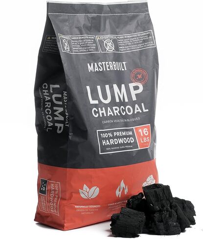 Masterbuilt MB20091621 Lump Charcoal 16 Pound, Black in Kuwait