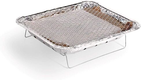 شواية فحم EZGRILL للاستعمال مرة واحدة مثالية للتخييم وحفلات الباب الخلفي - عبوة من 2 حجم صغير محمول، سهلة الإضاءة، وشواية فحم مريحة تدوم 1.5 ساعة للشواء في أي وقت وفي أي مكان in Saudi Arabia