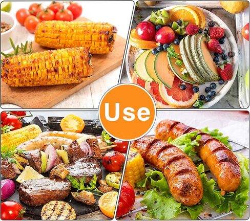 AUGSUN 18 قطعة من حوامل كوز الذرة المصنوعة من الفولاذ المقاوم للصدأ مع مقبض سيليكون وأداة مريحة لنشر الزبدة in Kuwait
