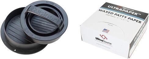 Cuisinart CSBP-100 3 في 1 آلة ضغط البرجر المحشوة، أسود in Kuwait