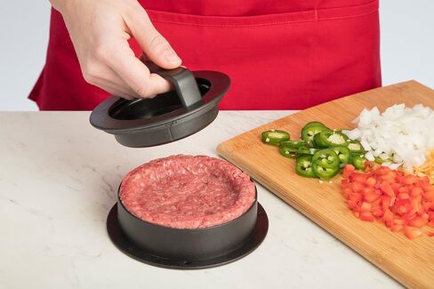 Cuisinart CSBP-100 3 في 1 آلة ضغط البرجر المحشوة، أسود in Kuwait