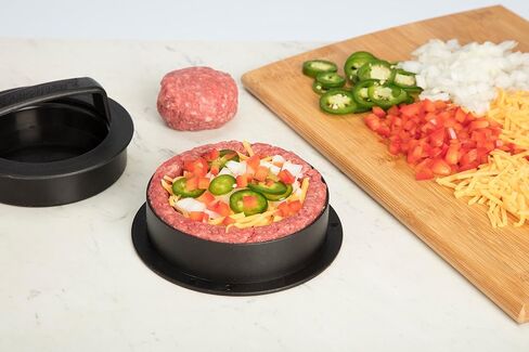 Cuisinart CSBP-100 3 في 1 آلة ضغط البرجر المحشوة، أسود in Kuwait
