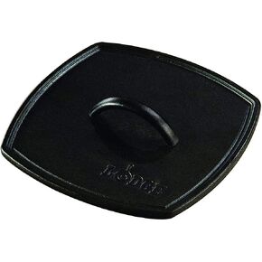 Lodge Pre-Seasoned Cast Iron Square Panini Press, 8.32 Inch | Heavy-Duty Cast Iron Press for Burgers, Sandwiches, Bacon & Everyday Griddle Cooking, Durable & Naturally Nonstick in Saudi Arabia