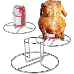 RTT Beer Can Chicken Holder Foldable Smoker Accessory Perfectly Roasted Chicken Every Time!