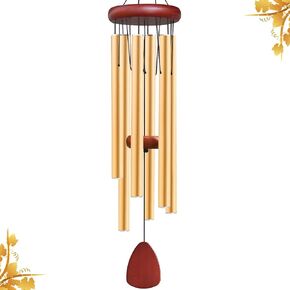 Large Aluminium Wind Chimes Outside, Soothing Melodic Memorial Sympathy Wind Chime, Suitable Outdoor Garden Patio Decor, Gift for Mom Women Neighbors (36 Inches Black) in Saudi Arabia