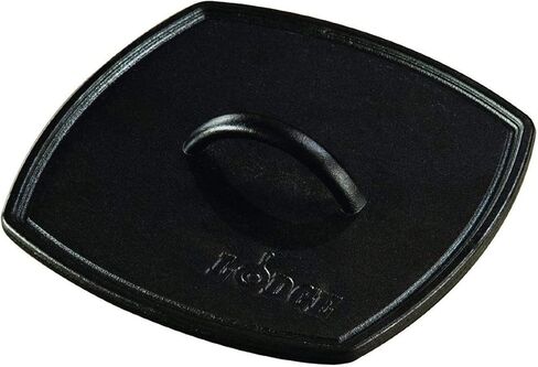 Lodge Pre-Seasoned Cast Iron Square Panini Press, 8.32 Inch | Heavy-Duty Cast Iron Press for Burgers, Sandwiches, Bacon & Everyday Griddle Cooking, Durable & Naturally Nonstick in Kuwait